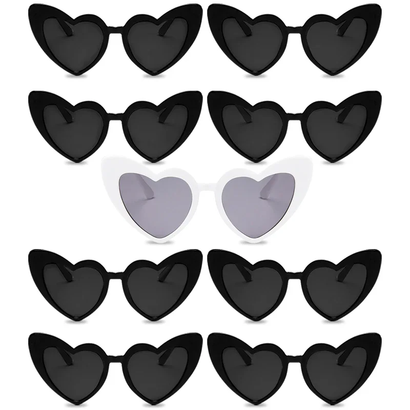 Wedding Supply Decor - Okulary przeciwsłoneczne w kształcie serca na