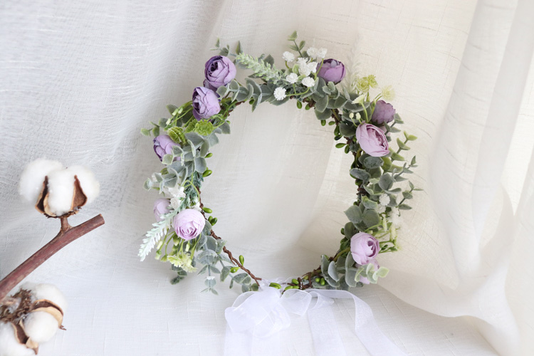 Nowy wieniec z kwiatów kamelii – Wedding Arch Flower recenzja i cena