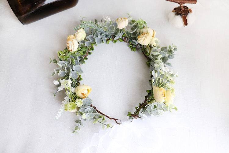 Nowy wieniec z kwiatów kamelii – Wedding Arch Flower recenzja i cena
