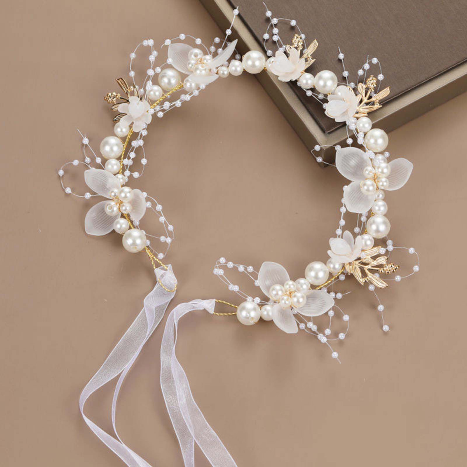 Opaska do włosów z perłami, kw – Wedding Arch Flower recenzja i cena