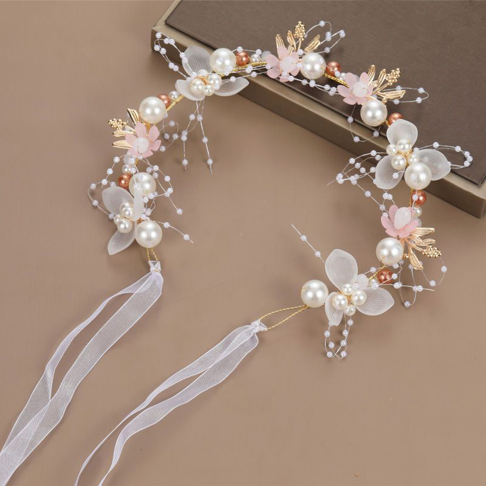 Opaska do włosów z perłami, kw – Wedding Arch Flower recenzja i cena