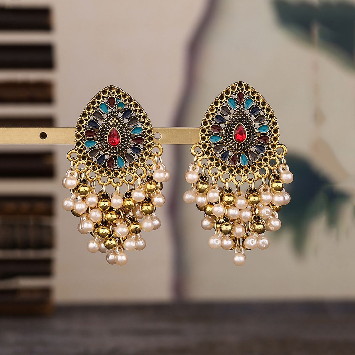 Retro indyjska biżuteria Białe – Indian Wedding Supply recenzja i cena