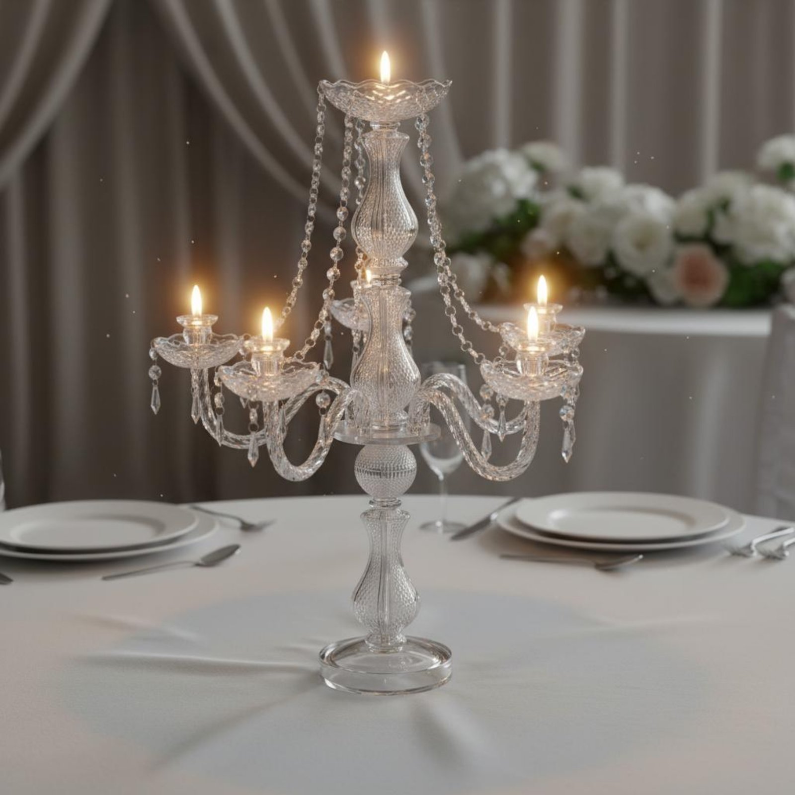Kryształowy Kandelabr Eleganck – Unity Candle Set recenzja i cena