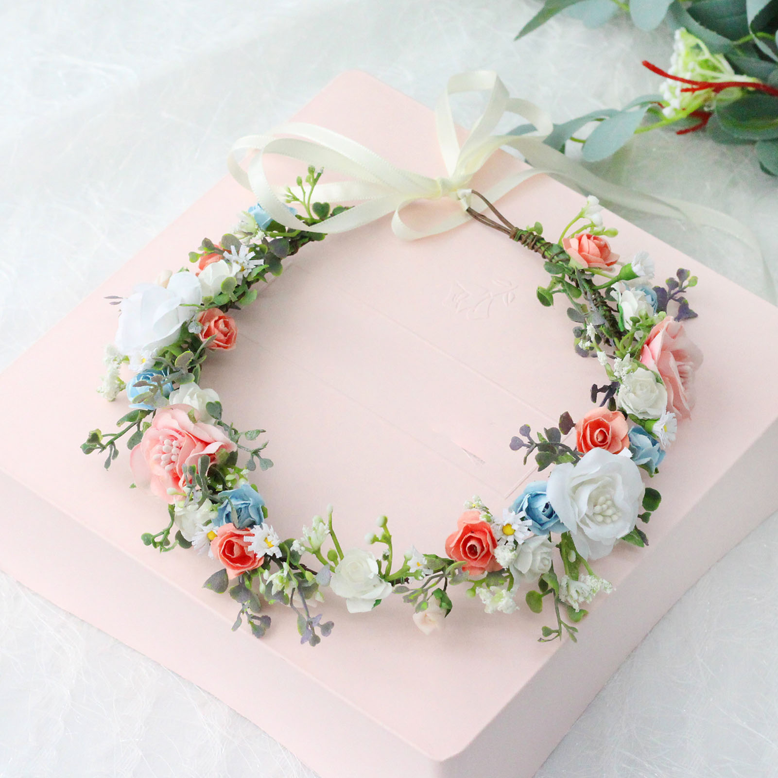 Kwiatowy wianek, girlanda dla  – Wedding Arch Flower recenzja i cena
