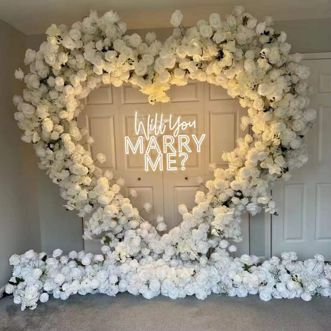 Fabrycznie robiony, jedwabny,  – Wedding Arch Flower recenzja i cena