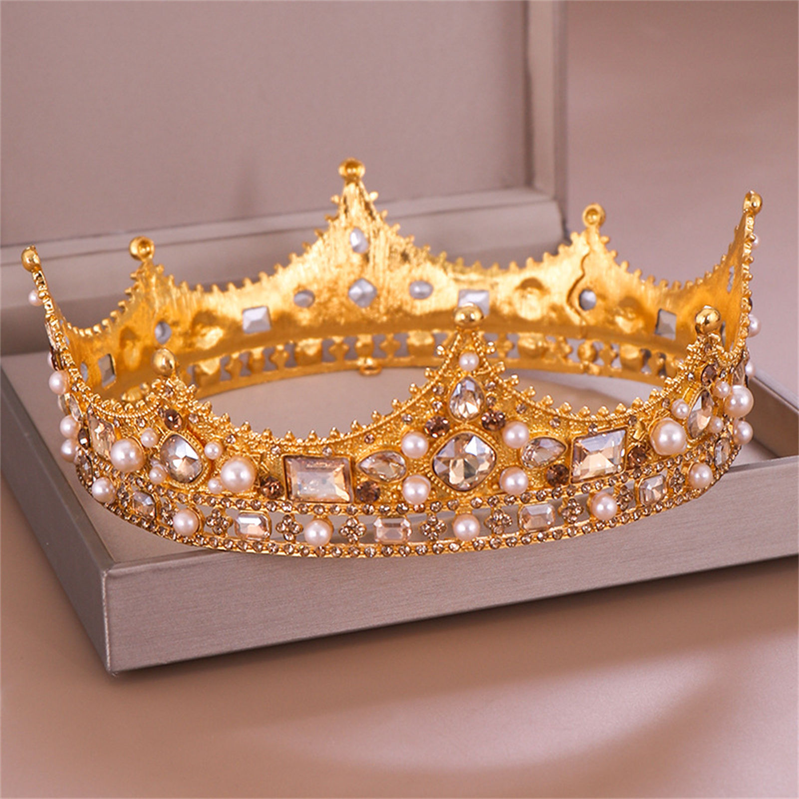 Korona ślubna z cyrkoniami, ti – Wedding Supply Decor recenzja i cena